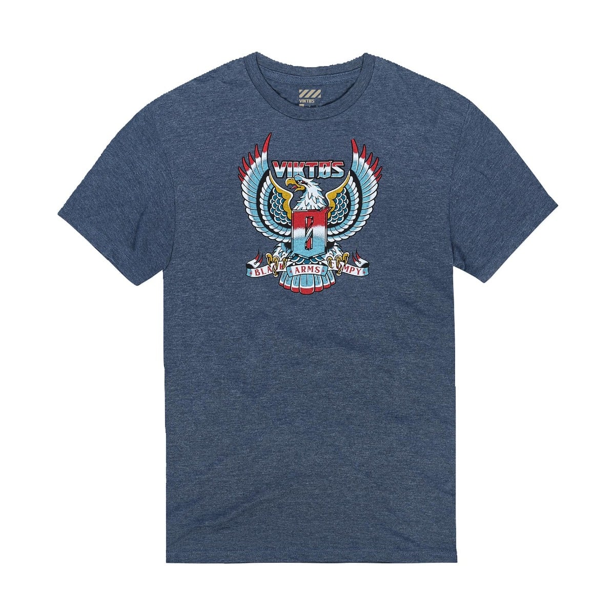 Viktos Wingover T-Shirt, Navy Heather - Large