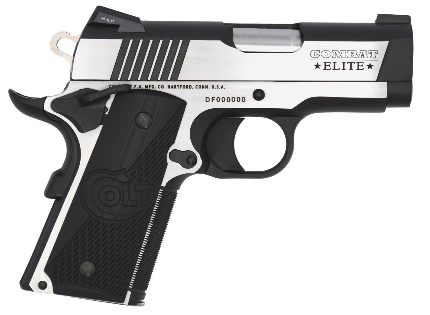 Colt Combat Elite 9mm 1911 Pistol, 3" Barrel