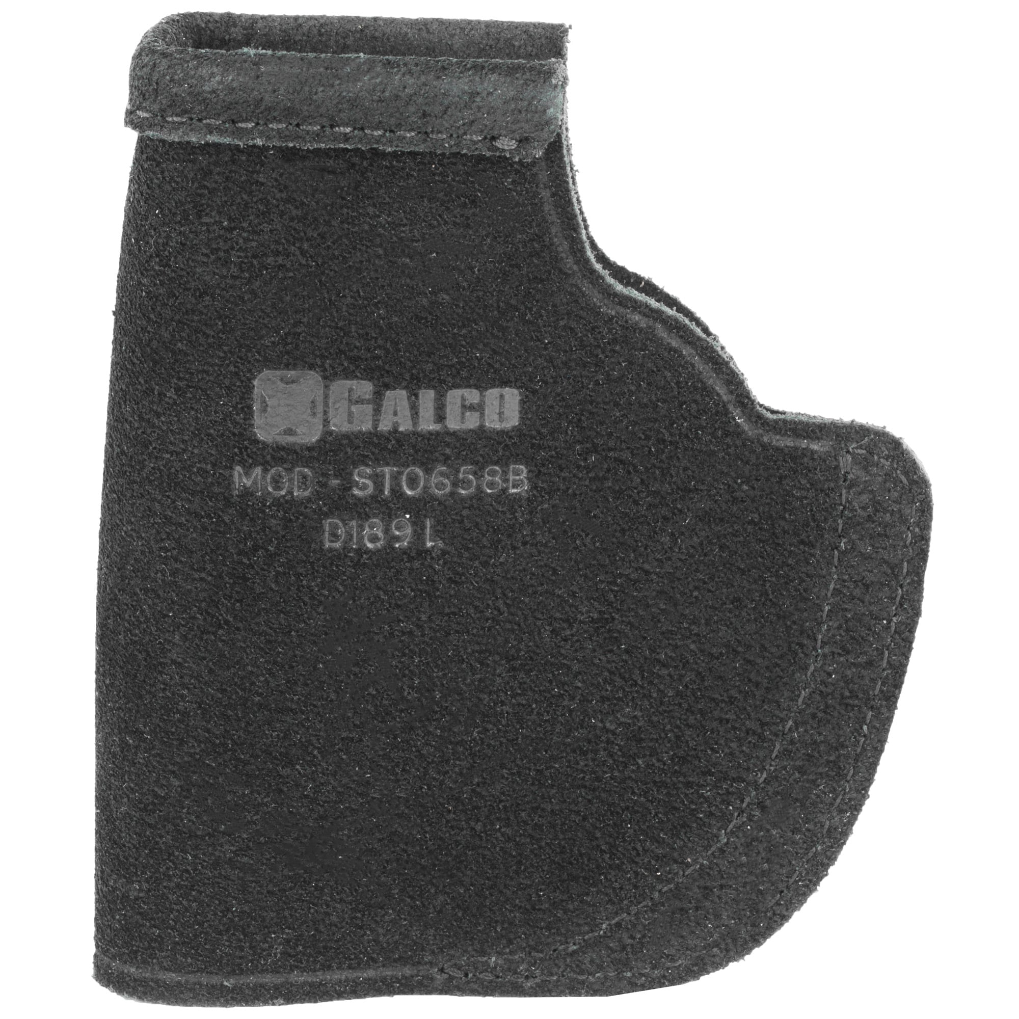 Galco Inside Pant Right Hand Holster for S&W Shield w/ Crimson Trace LG-489, Black - STO658B