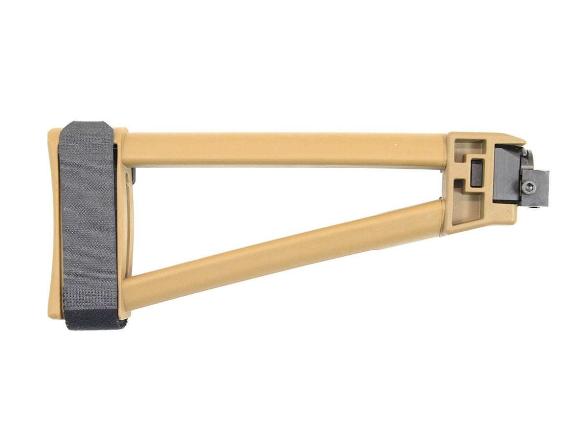 PSA Triangle Side Folding Pistol Brace - OEM Packaging, FDE