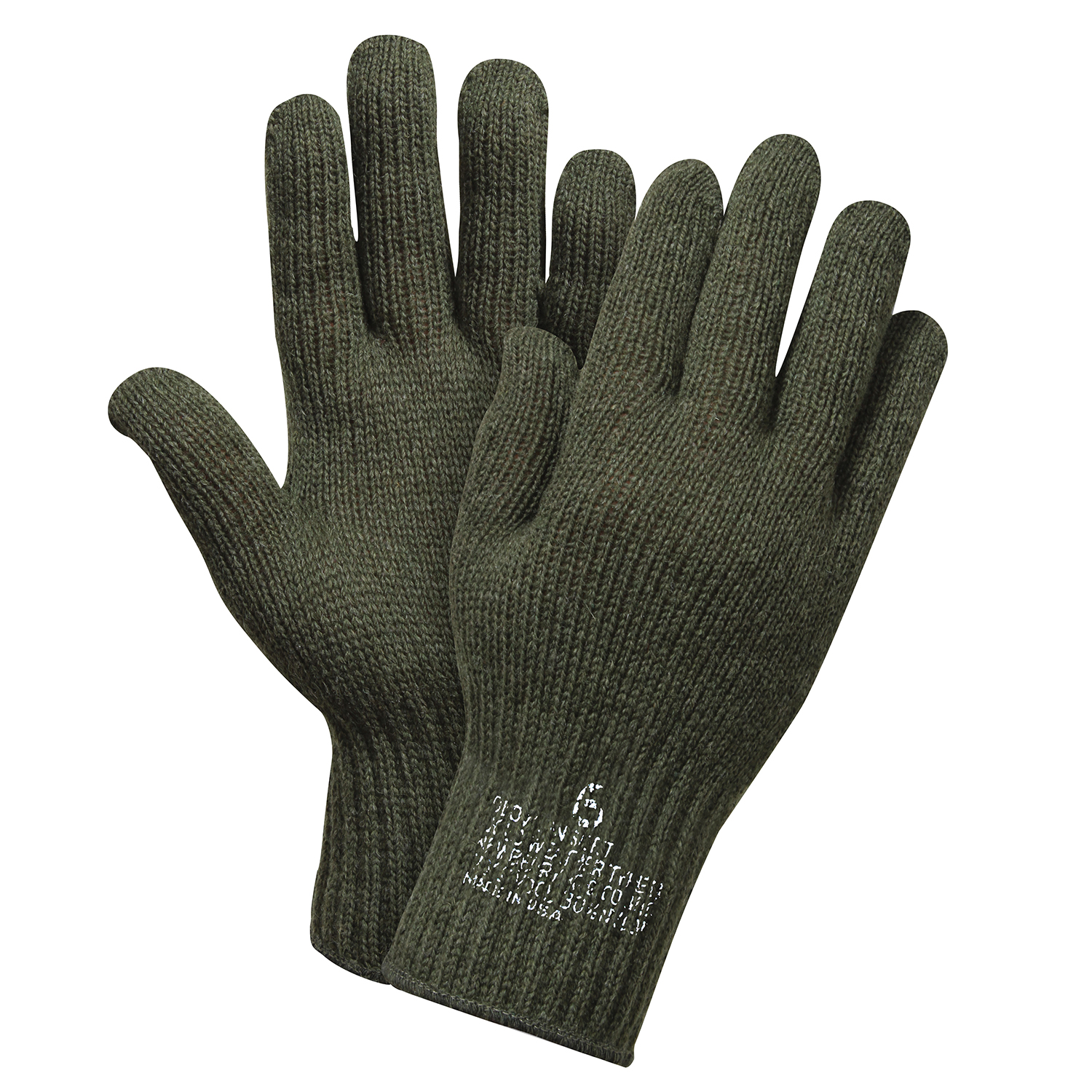 Rothco G.I. Glove Liners - Olive Drab, 3