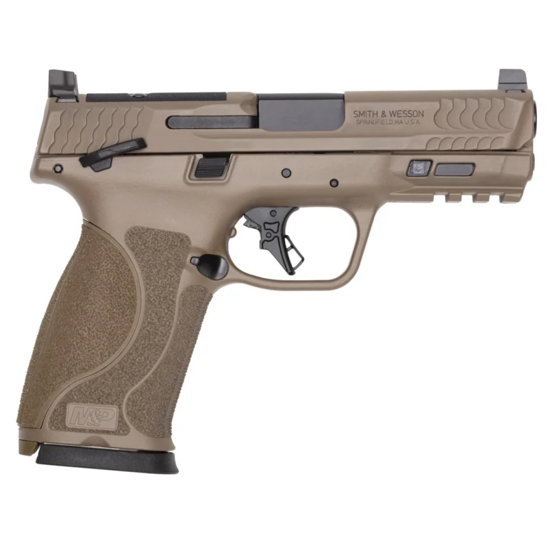 S M 2.0 Or Thumb Safety Limited Edition Backpacker Handgun 10mm Auto 15rd Magazines(2) 4" Barrel FDE