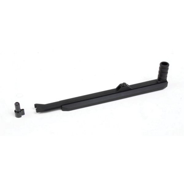 A3 Industries Round Grooved Knob Non-Reciprocating Charging Handle Fits Brownells BRN-180, Black