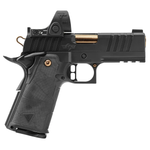United Gunworks UG-4 Phantom 9mm 17+1rd 3.8 Barrel MJD Grip Black w/ Copper Barrel, Hammer, & Hardware Pistol w/ Trijicon SRO 2.5 MOA Red Dot