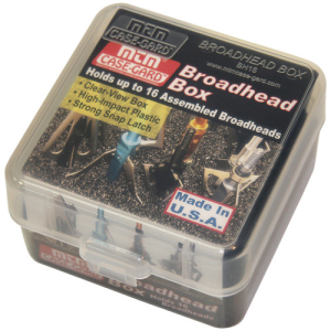 MTM Broadhead Box - Holds 16 fixed or Mech. Clear