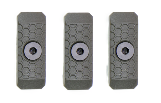 Slate Black Industries Slate Grip Mini, Single Slot Panel 3-Pack, ODG