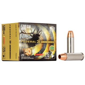 Federal Premium Barnes Expander Handgun Ammunition .500 S&W 275 gr JHP 1660 fps 20/ct
