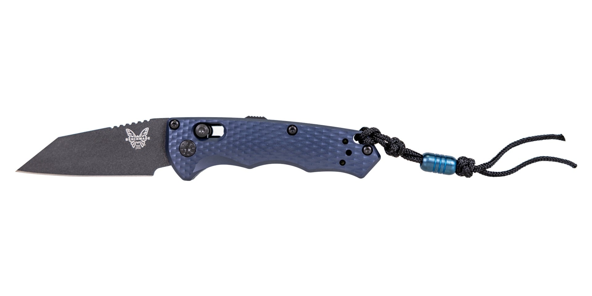 Benchmade Full Immunity Folding Wharncliffe Knife, Crater Blue - 2900BK