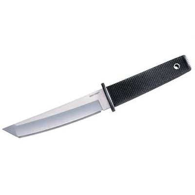 Cold Steel Kobun 5.5" Tanto Fixed Blade Knife, Polished Silver - 17T