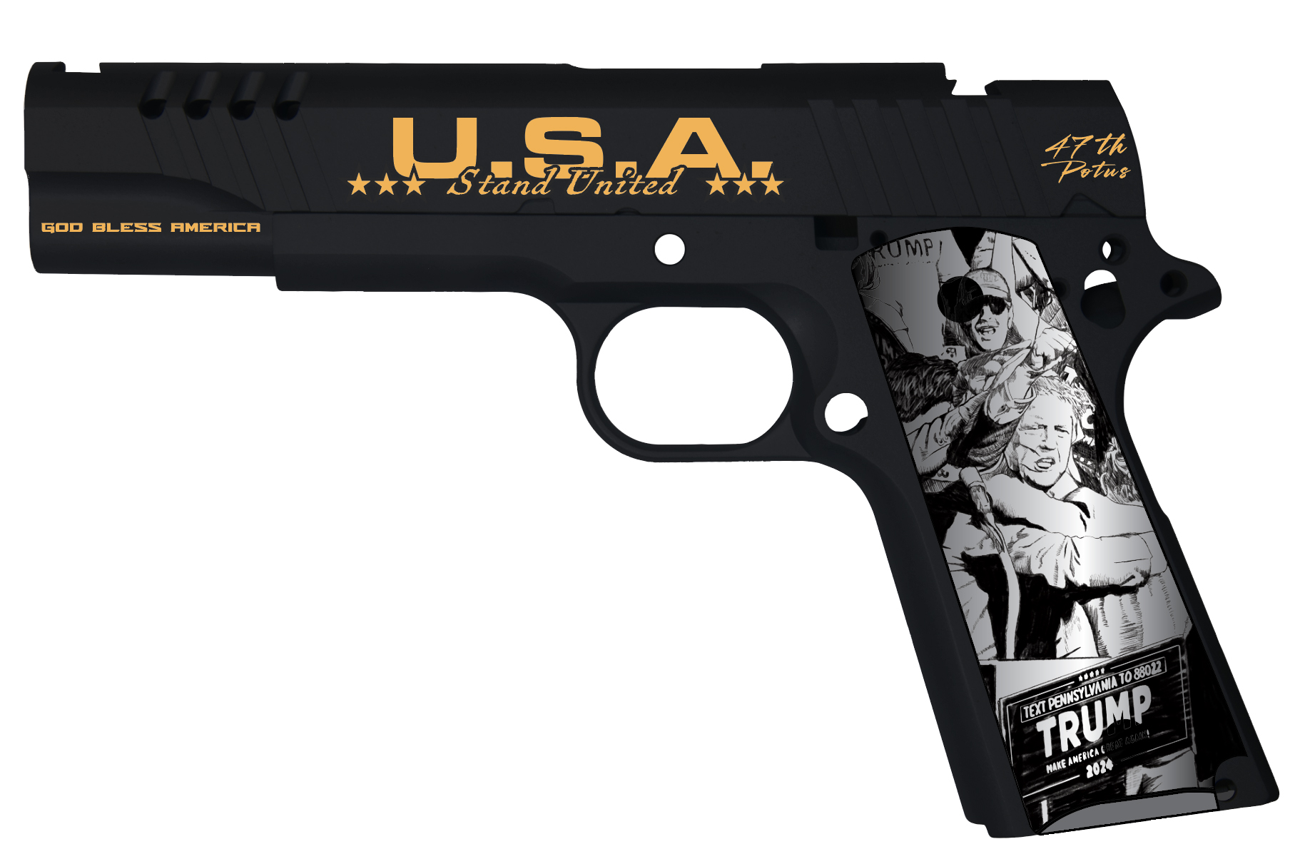 Auto-Ordnance Trump Fight 1911 .45 ACP Pistol