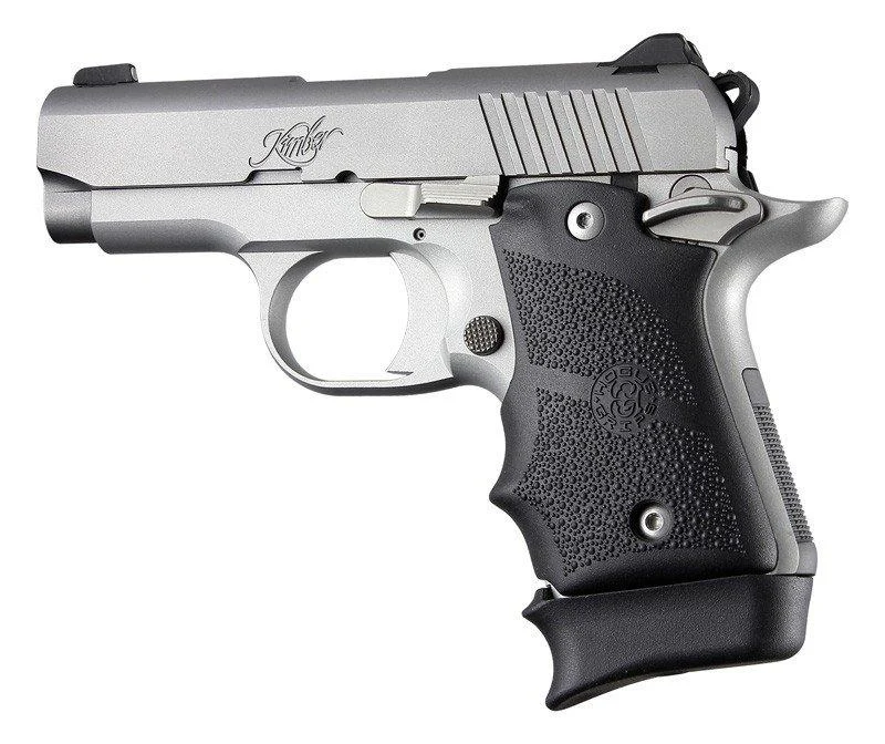 Kimber Micro 9 Ambi Safety Rubber Grip with Finger Grooves Black