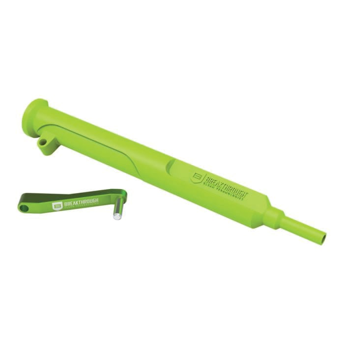 Breakthrough Clean 1" x 3.88" x 12.88" Bore Guide w/Pivot Lock, Green