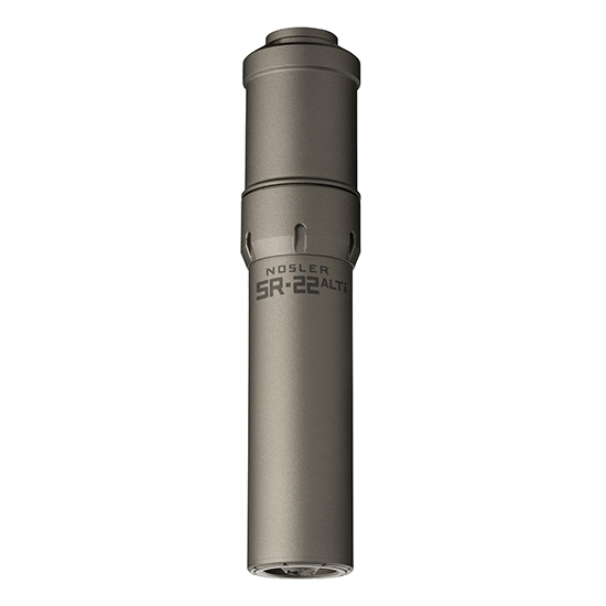 Nosler SR-22 AlTi Gray Suppressor for .22 LR