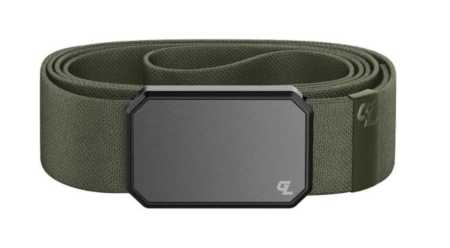 Groove Life Nylon Belt - Olive/Gunmetal