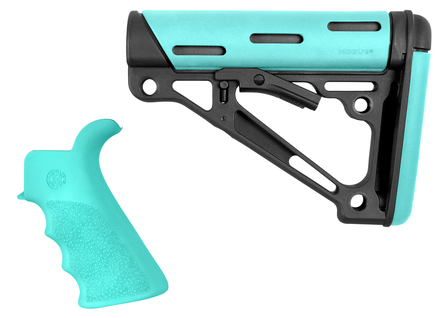Hogue Commercial 2-Piece Tactical Rifle Kit, Aqua - 13455