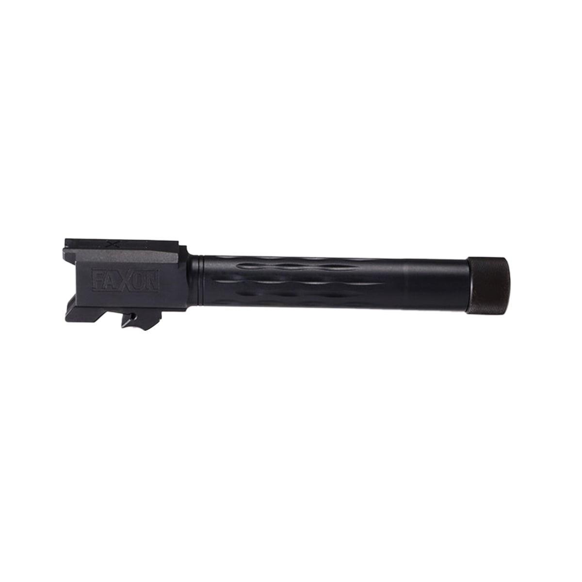 Faxon Firearms Button Rifled Fluted Drop-In Barrel 9mm Fits Smith & Wesson M&P 2.0 Compact, Black