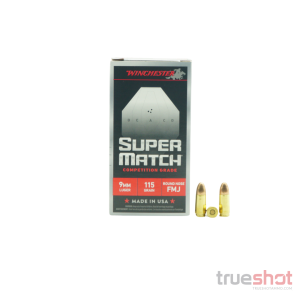 Winchester - Super Match - 9mm - 115 Grain - Round Nose - 50