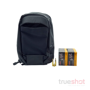 BUNDLE DEAL: Black Vertx Urban Ghost Sling Bag and 200 Rounds of Ammo - PMC 5.56 62 Grain