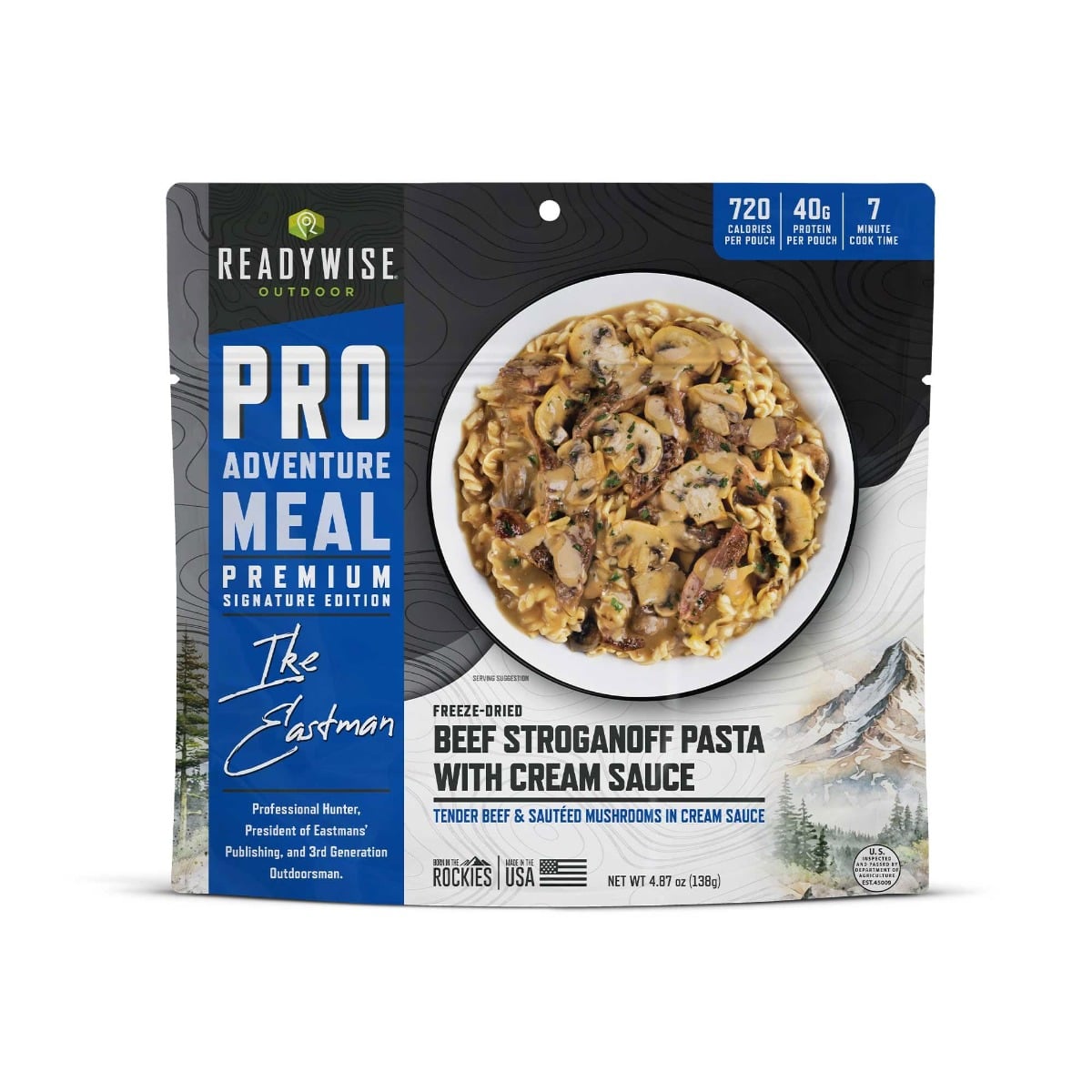 ReadyWise Freeze Dried Beef Stroganoff 6 Count Pro Meal - RW05-402