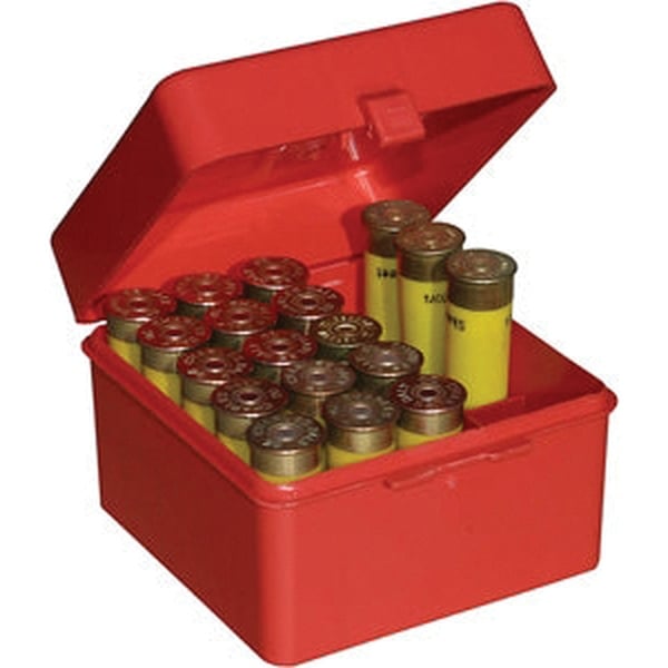 MTM Case Gard 20 Gauge Shotshell Flip-Top Box, 25rds Red