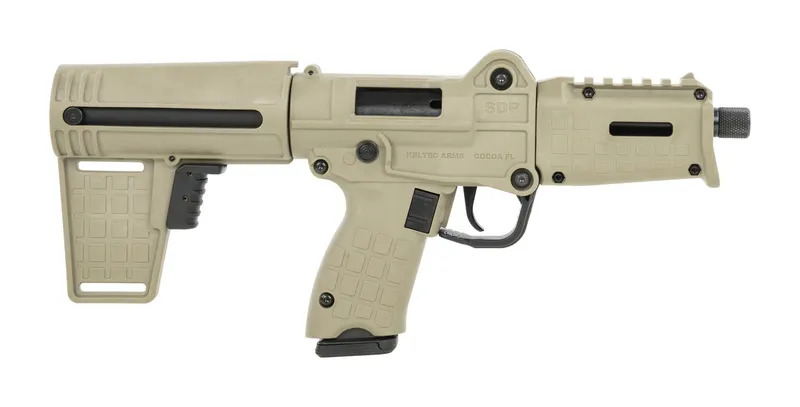 Kel-Tec SDP9TAN SUB SDP 9mm 17+1 Pistol, Threaded Barrel