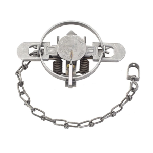 Duke #1 1/2 Coil Spring Trap Steel Silver
