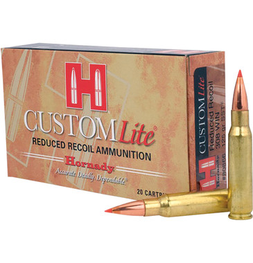 Hornady Custom Lite .308 Winchester 125 Grain Super Shock Tip