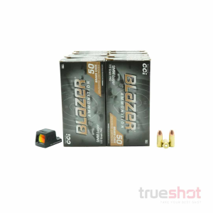 BUNDLE DEAL: Holosun EPS Carry Red Dot Pistol Sight and 500 Rounds of Ammo - CCI 9mm 115 Grain