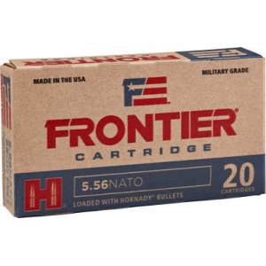 Frontier Cartridge FR200 Frontier .223/5.56 NATO 55 GR Full Metal Jacket - 20 Round Box
