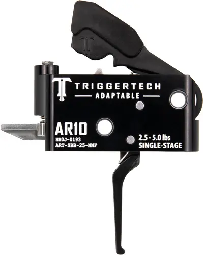 TRIGGERTECH AR10 SINGLE STAGE - ADAPTABLE STRAIGHT FLAT BLACK
