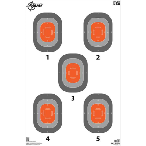 EZ AIM 23X35 PAPER TGT 5 SPOT 50PK WHT