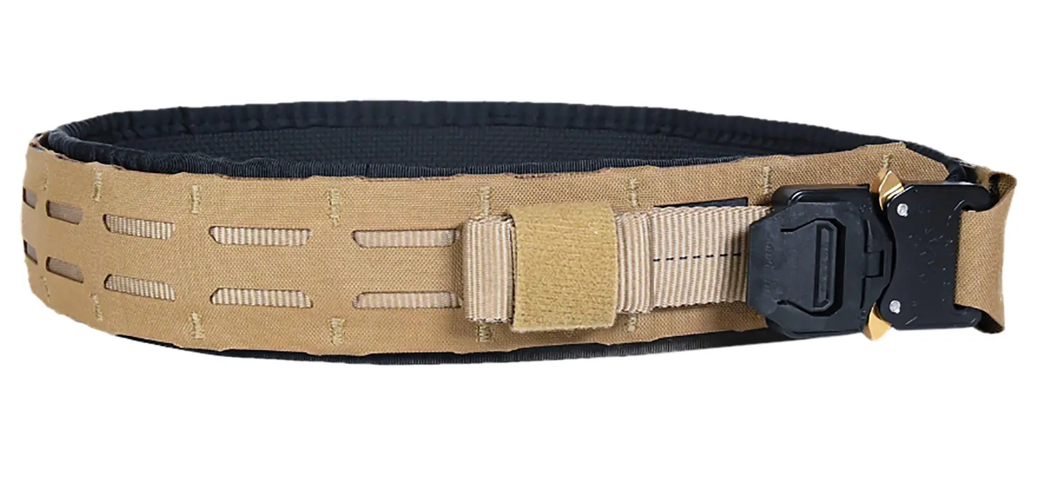 High Speed Gear 31O2M2CB Operator Gen 2 W/Micro Grip Panel Coyote Brown Nylon Belt Size XL 40-44", 1.75" Wide Buckle Closure