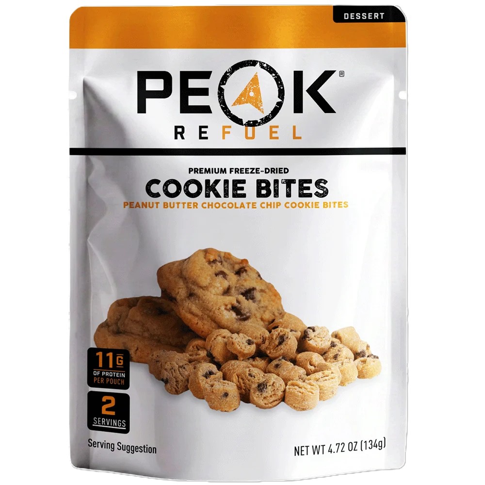 Peak Refuel Peanut Butter Chocolate Chip Cookie Bites Freeze-dried Meal