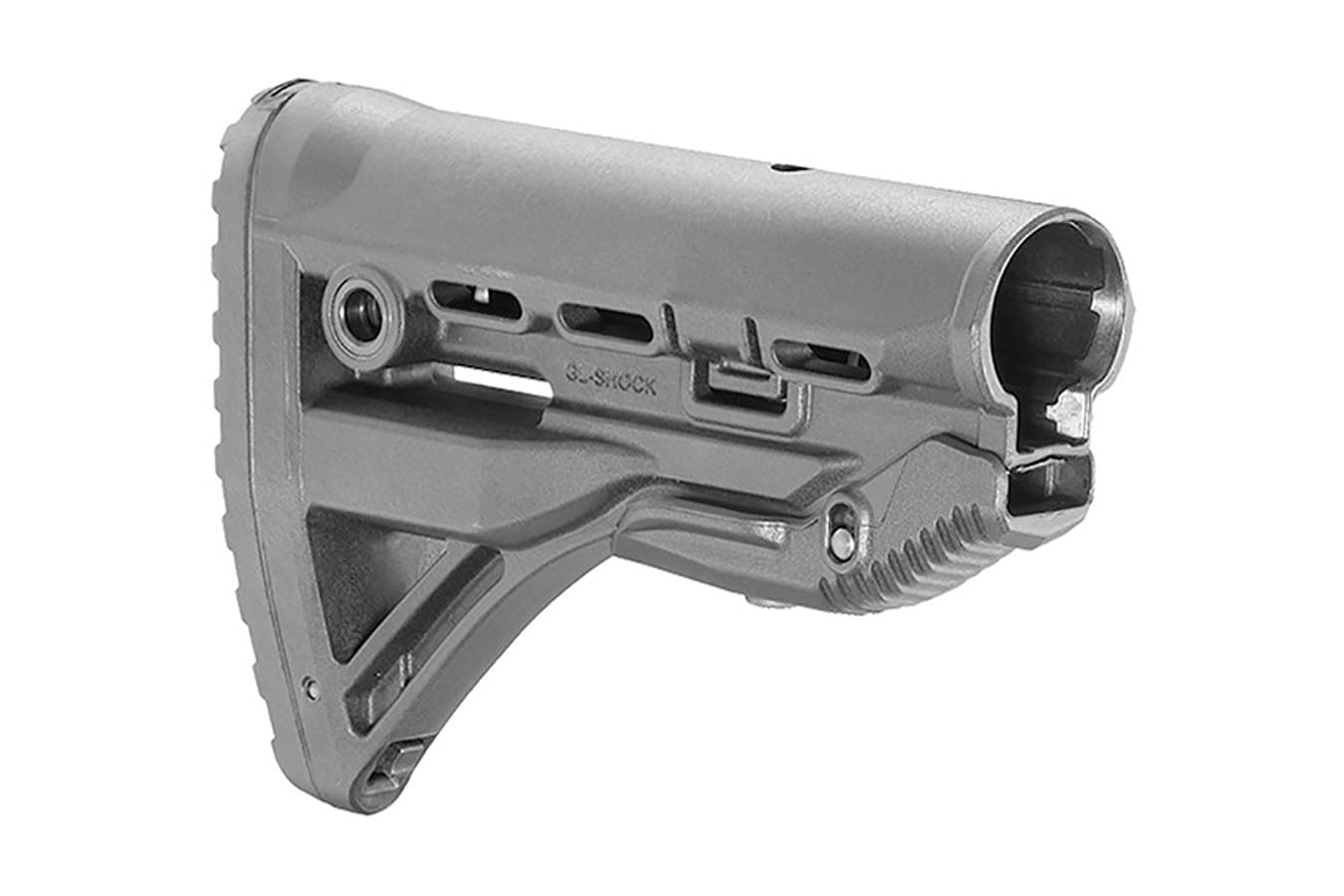 FAB Defense AR-15 Shock Absorbing Buttstock, Black - GL-SHOCK