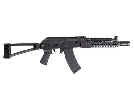 PSA AK-105 Triangle Side Folding Pistol with PSA-SLR SOLO 9.45 Rail, ALG Trigger, Linear Comp, Hinged Dust Cover, Toolcraft Bolt, Trunnion, and Carrier