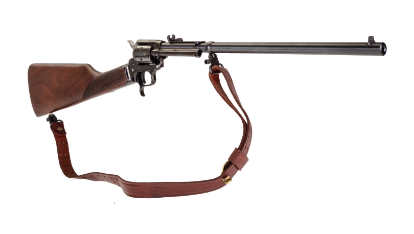 Heritage Manufacturing RR RANCHER 22LR BL 16" 6RD AS BR226B16HS-LS | LEATHER SLING
