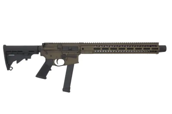 BM-9 9MM 16" BRNZ ADJ STK 15" M-LOK