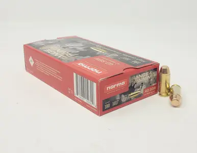 Norma 40 S Ammunition NORMA620740050 180 Grain Full Metal Jacket 50 Rounds