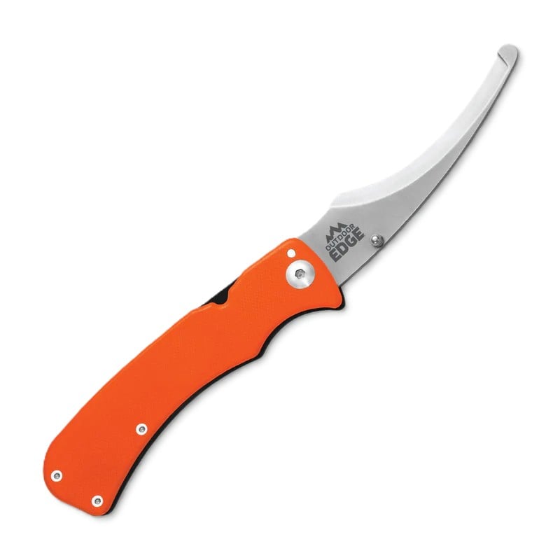 OUTDOOR EDGE ZIP-PRO | FOLDING GUTTING KNIFE W/ POCKET CLIP - ZO-10C