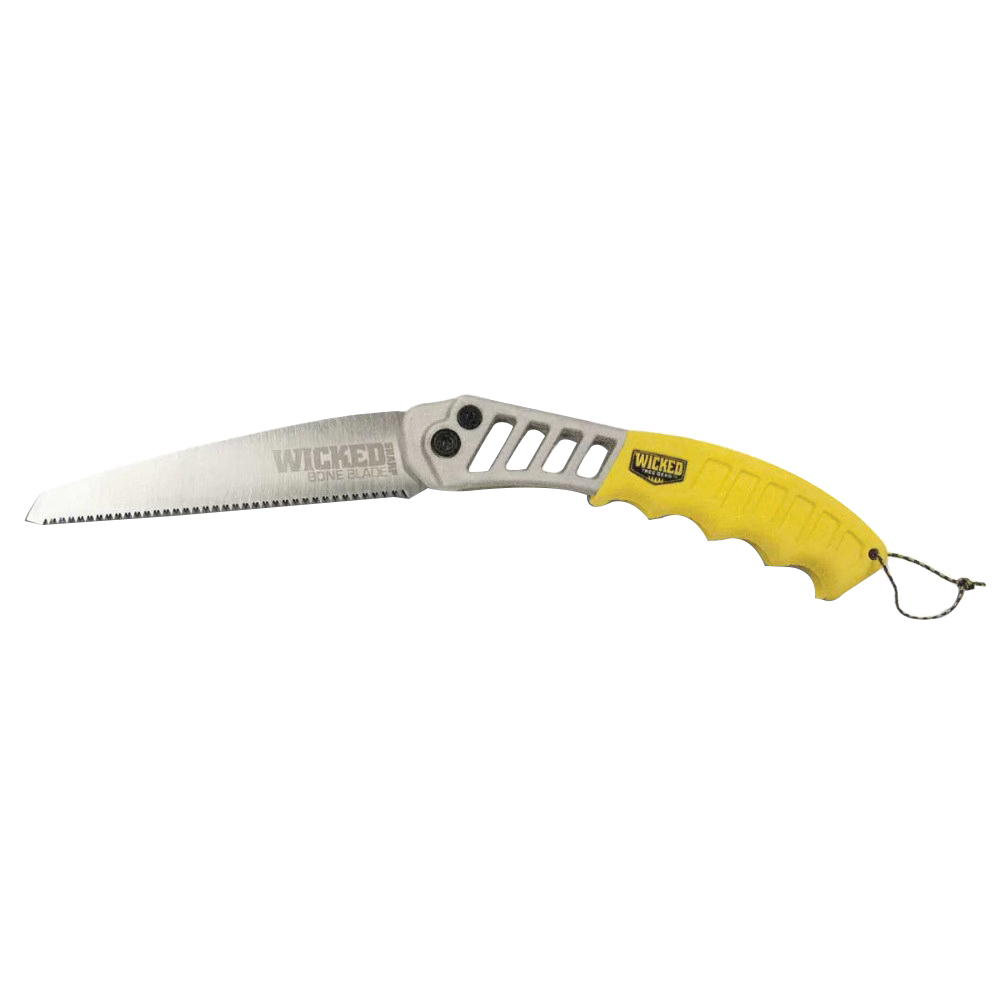 Wicked Tree Gear Folding Utility Bone Saw Combo, Yellow - WTG-007