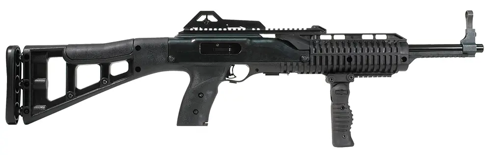 Hi-Point 4095TSFGT1 4095TS Carbine 40 S Caliber with 17.50" Barrel, 10+1 Capacity, Black Metal Finish, Black All Weather Molded Stock Polymer Grip Right Hand