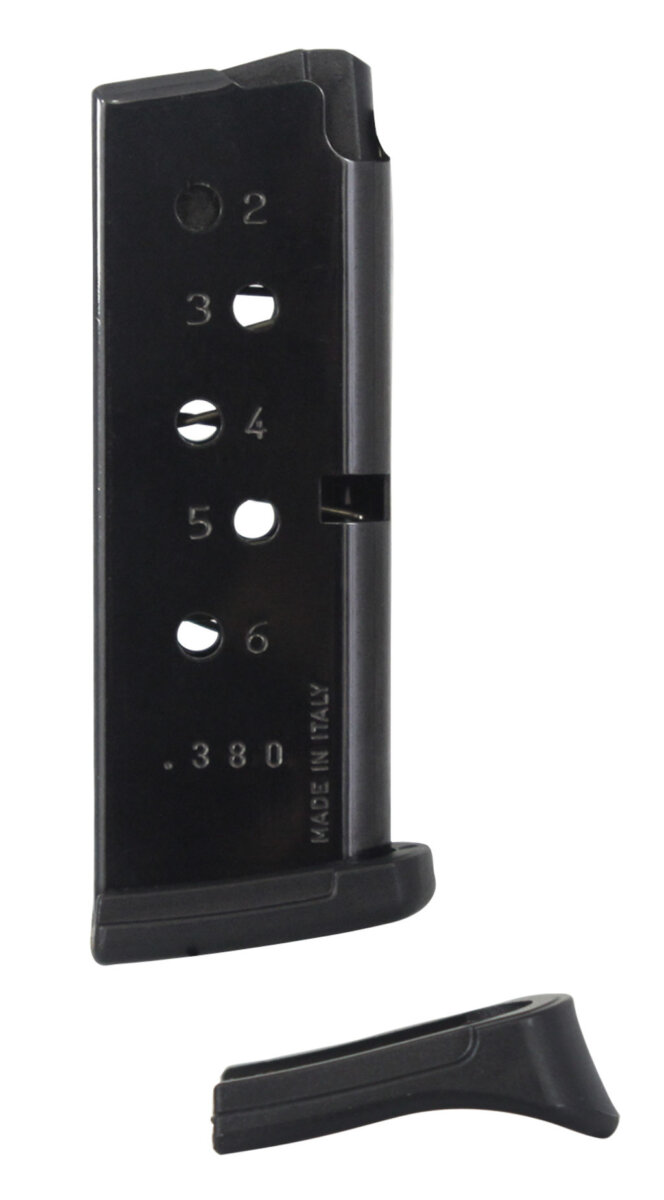 Ruger RUG MAG LCP 380 6RD FINGER RST