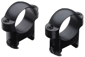 BURRIS ZEE RINGS 1" LOW - STEEL GLOSS