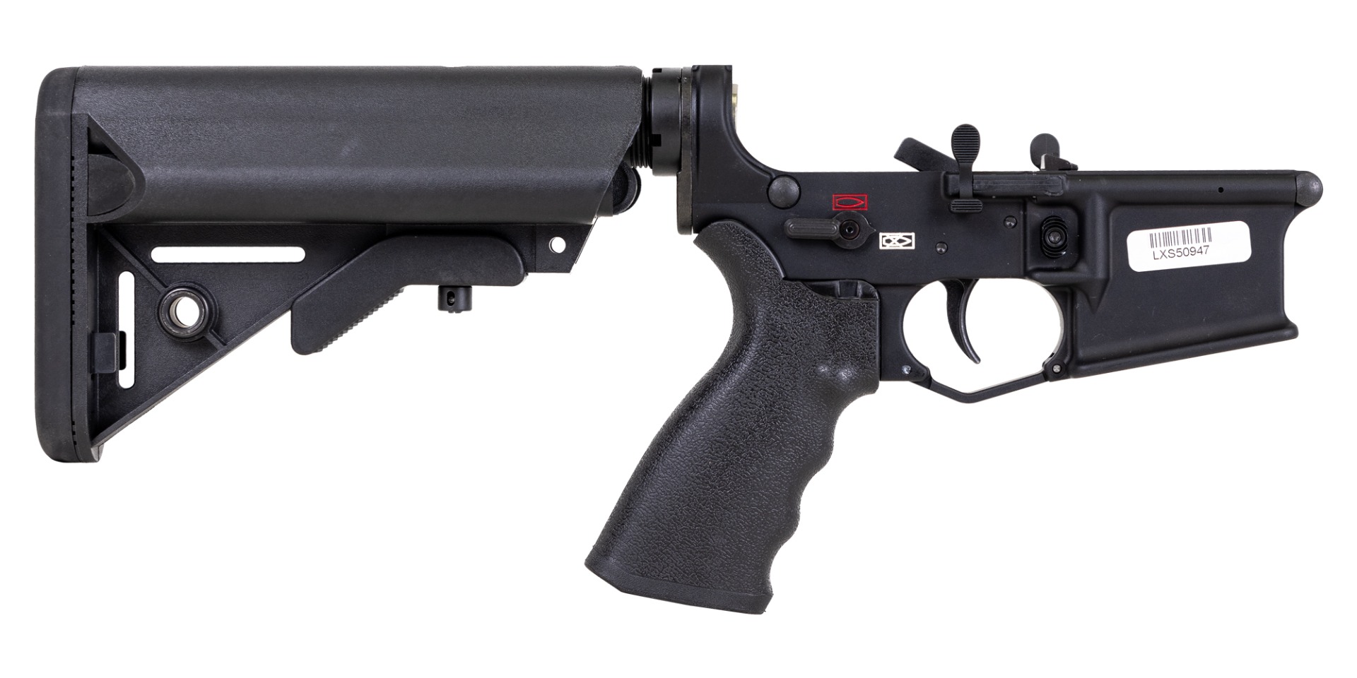 LMT Defense Mars-L Complete Lower w/SOPMOD Buttstock 5.56x45mm/6.8 SPC/.204 Ruger, Black