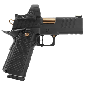 United Gunworks UG-4 Phantom 9mm 17+1rd 3.8 Barrel Black w/ Copper Barrel, Hammer, & Hardware Pistol w/ Trijicon SRO 2.5 MOA Red Dot