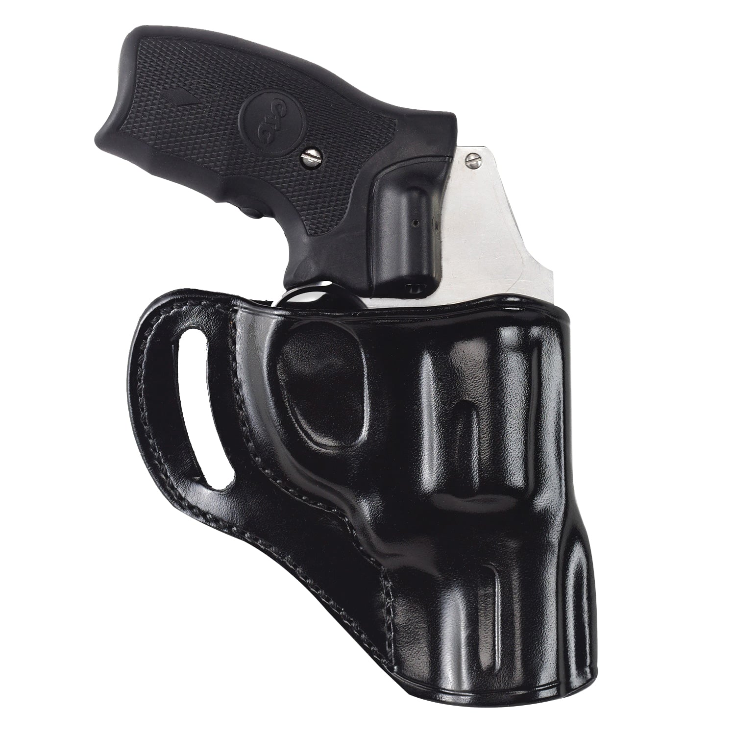 Galco Hornet S&W J Frame Leather OWB Holster Right, Black - HT158B
