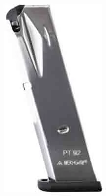 MEC-GAR MAGAZINE TAURUS PT92 - 9MM LUGER 15RD NICKEL