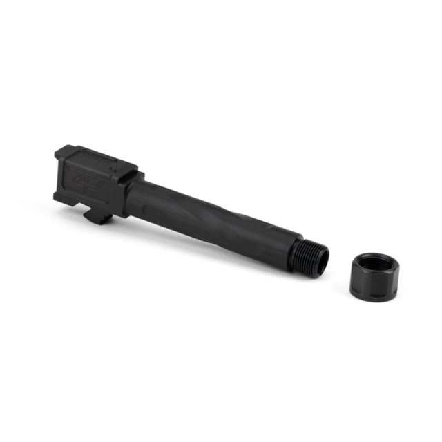 Zaffiri Precision Glock 19 Gen 3 Glock 19 Gen 4 9mm Luger Threaded Pistol Barrel 4.50in 1-10 RH Twist Nitride Black
