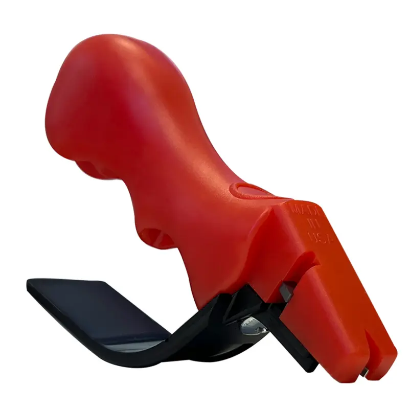 AccuSharp 1001C Sharpener Knife Scissor Hand Held Diamond-Honed Carbide Sharpener Red