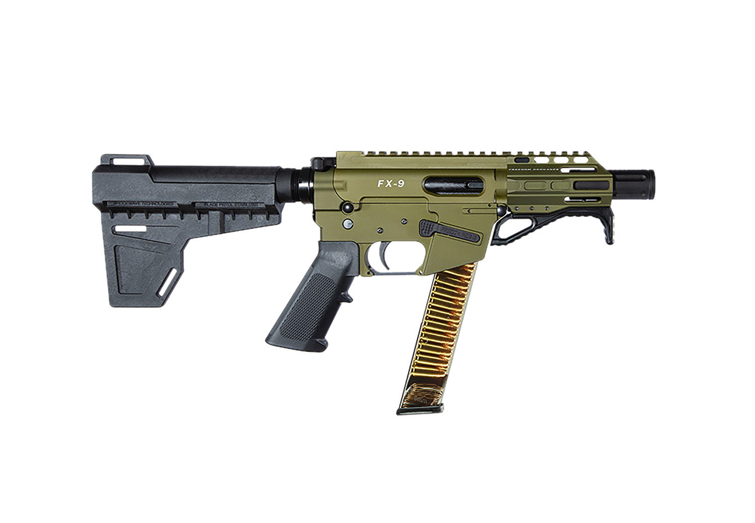 Freedom Ordnance FX9P4-ODG 9mm Luger AR Pistol